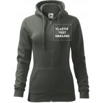 Malfini Trendy Zipper 411 dámská mikina s vlastním potiskem tmavě zelená – Hledejceny.cz