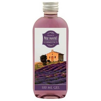 Bohemia Herps Lavender La Provence sprchový gel s olivovým a hroznovým olejem extraktem z mořské řasy a vůní levandule Pole s domem 100 ml