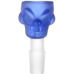Weed Star Skleněný kotel Skull Sandblasted 18,8 mm Modrá – Hledejceny.cz