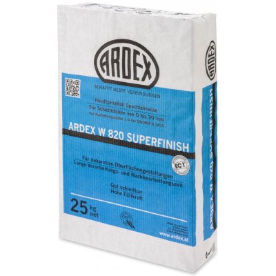 ARDEX W 820 Superfinisch 25 kg – Zboží Mobilmania