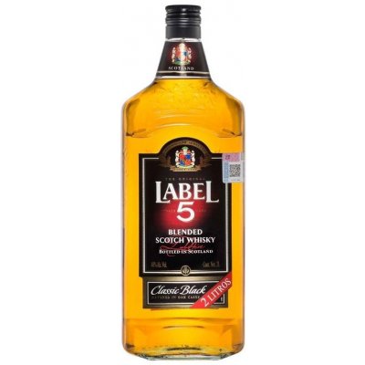 Label 5 40% 2 l (holá láhev)