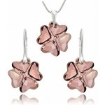 Swarovski Elements Queen Baguette krystal Stříbrná sada 39022.2 – Sleviste.cz