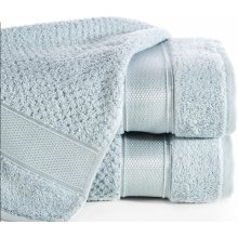MyBesthome Bavlněný froté ručník s bordurou Mylan stříbrná 50 x 90 cm