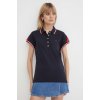 Dámská Trička Tommy Hilfiger Polo tričko WW0WW41285 tmavomodrá