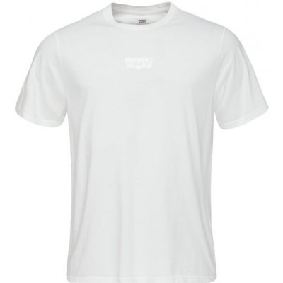 Levi's bavlněné tričko s aplikací bílá