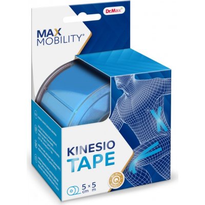 Dr. Max Kinesio Tape tejpovací páska Blue 1 ks 5cm x 5m – Zbozi.Blesk.cz