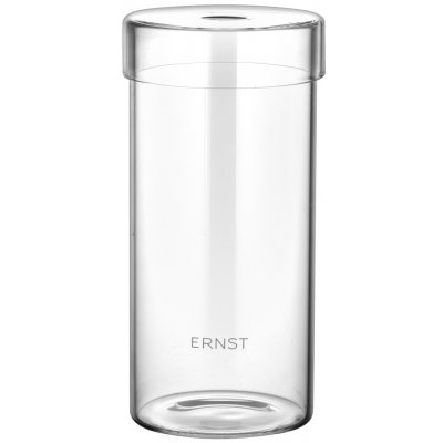 Skleněná váza s víčkem Vas 15 cm Ernst – Hledejceny.cz