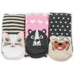 Pidilidi, PD013601 veselé ponožky FUNNY dívčí 3pack – Zboží Dáma