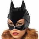 Leg Avenue Vinyl Cat Woman maska - černý - O / S - COSTUMES