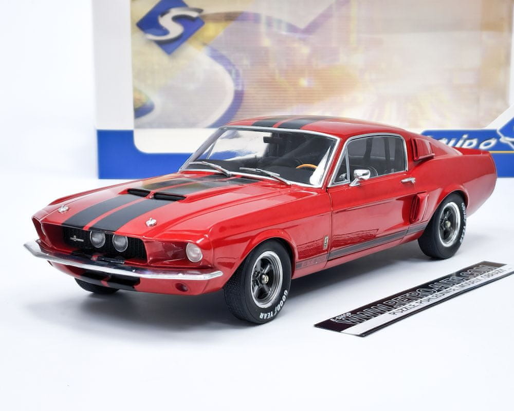 Solido Ford Shelby Mustang GT500 1967 Red SOLIDO 1:18