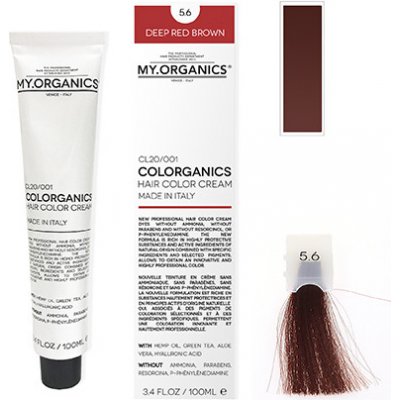 My.Organics Colorganics 5.6 Deep Red Brown 100 ml – Zboží Dáma
