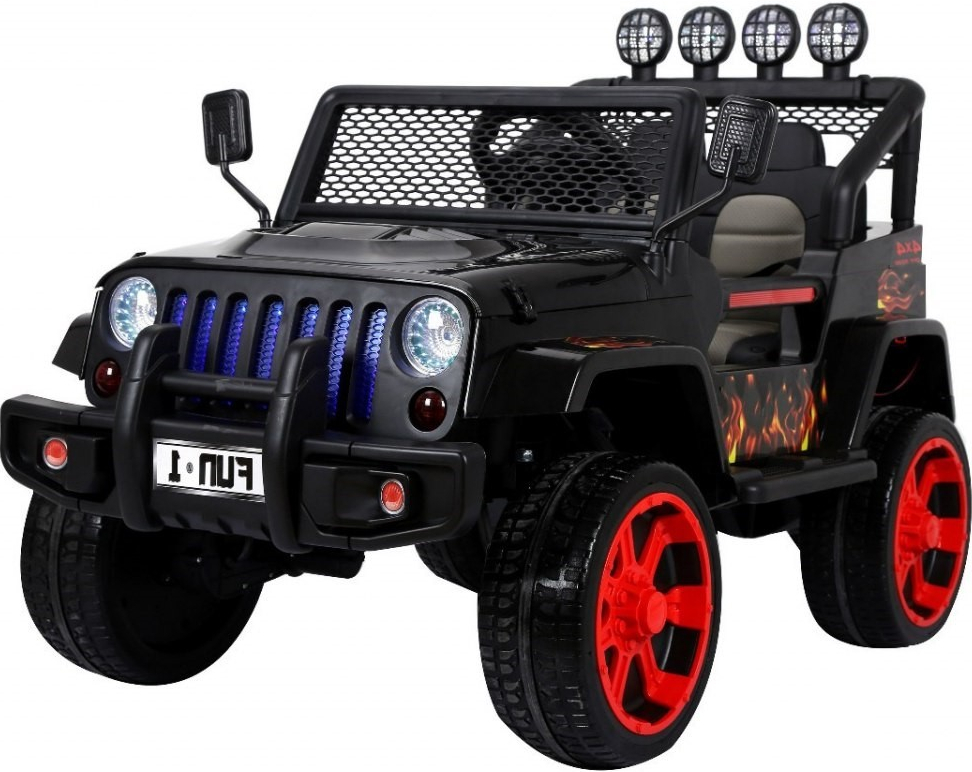 Mamido elektrické autíčko jeep Raptor 4x4 s plameny R-PA.S2388/POM černá od  5 690 Kč - Heureka.cz