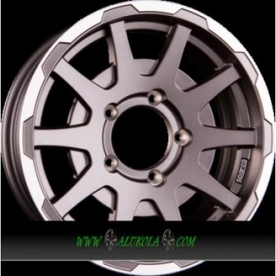 SPARCO DAKAR JIMNY 5,5x16 5x139,7 ET5 matt dark grey polished – Hledejceny.cz