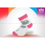 Hoza Kojenecké ponožky FROTÉ slon s míčkem H250 růžová – Zboží Dáma