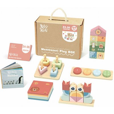 BusyKids Montessori Edukační box pro děti 24 - 36měsíců – Zbozi.Blesk.cz