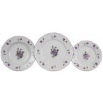 Bohemia Porcelán 1987 Rokoko Fialky 36 ks – Zboží Dáma