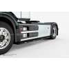 Boční rámy 3700 mm, 4 oranžové LED, lakované pro Mercedes-Benz Actros 25-