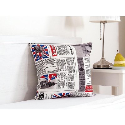 B E S Petrovice polštář English News 45x45 – Zboží Dáma