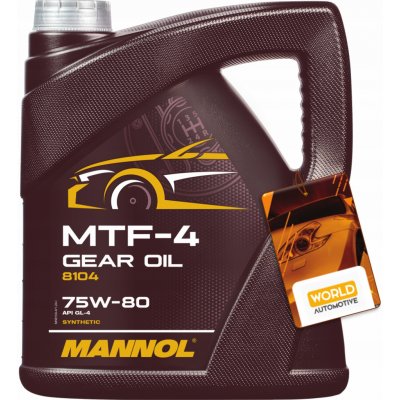 Mannol MTF-4 Getriebeoel 75W-80 4 l – Zbozi.Blesk.cz