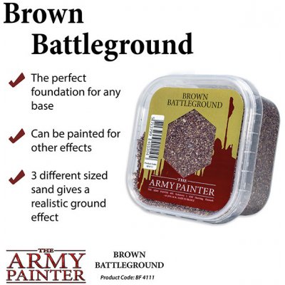 Army Painter Brown Battleground basing – Zboží Mobilmania