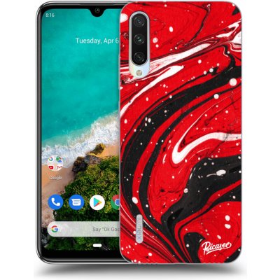 Pouzdro Picasee silikonové Xiaomi Mi A3 - Red black čiré – Zbozi.Blesk.cz