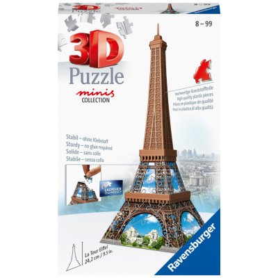 Ravensburger 3D puzzle Mini Eiffelova věž 54 ks – Zboží Mobilmania