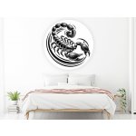 Nalepte.cz Znamení zvěrokruhu Štír samolepka na zeď arch, rozměry 45 x 45 cm – Zboží Dáma