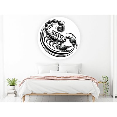 Nalepte.cz Znamení zvěrokruhu Štír samolepka na zeď arch, rozměry 45 x 45 cm – Zboží Dáma