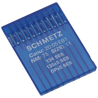 Strojové jehly pro průmyslové šicí stroje Schmetz 135X5 SES 75 – Zboží Mobilmania
