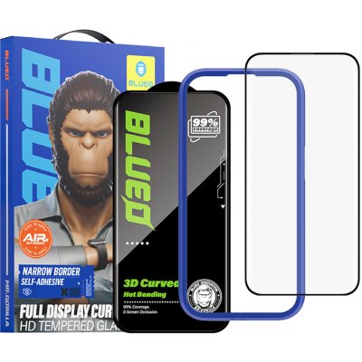Blueo 3D HD Full Display zakřivené sklo iPhone 16 Pro Max černé 162550 – Zboží Živě