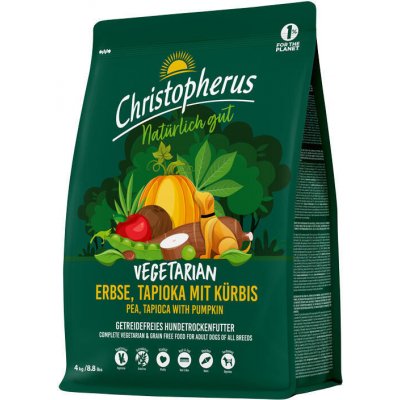 Christopherus Dog Dry Vegetarian Pea Tapioca with Pumpkin 4 kg