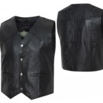 Stars & Stripes Vesta kožená Jason Stars & Stripes pánská černá – Zboží Dáma