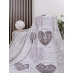 MKLuzkoviny.cz Deka mikroplyš Selina šedohnědé 150x200 – Hledejceny.cz