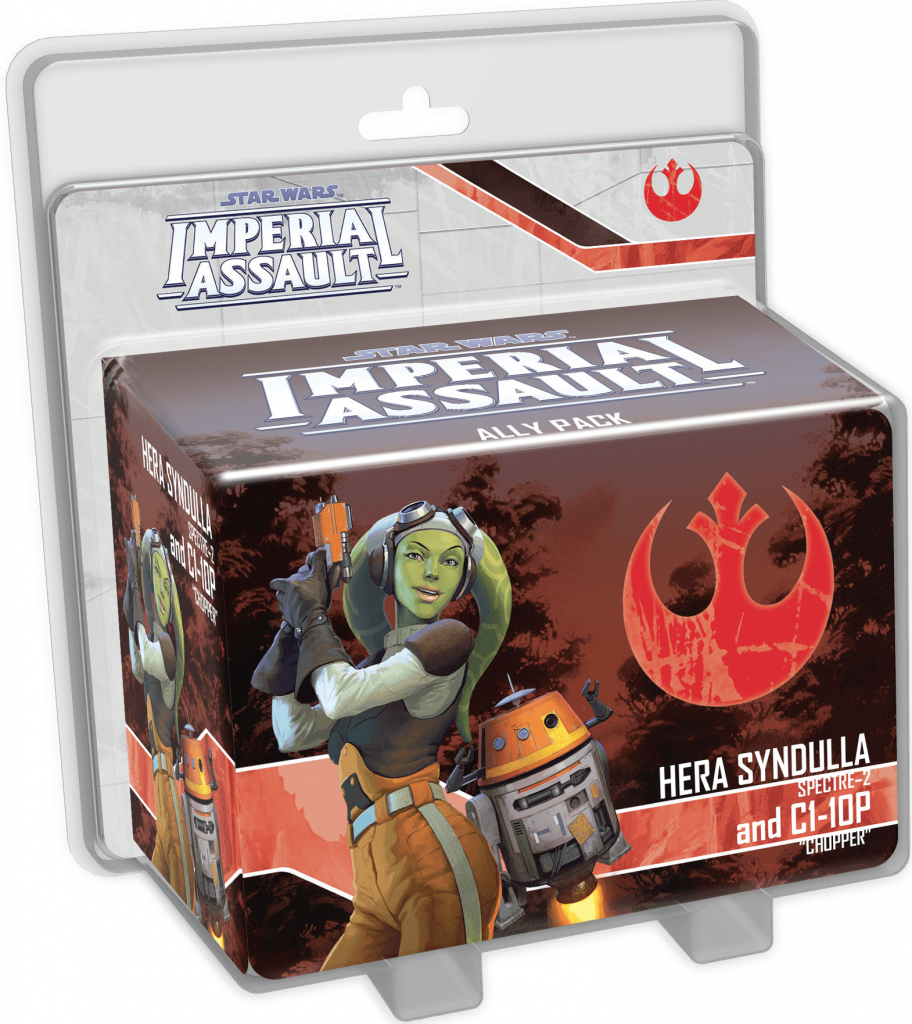 FFG Star Wars Imperial Assault Hera Syndulla and C1-10P
