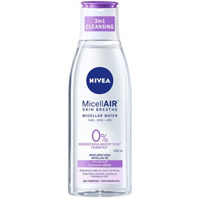 Nivea Sensitive 3in1 Micellar Cleansing Water dámská zklidňující čisticí voda pro citlivou pleť 200 ml