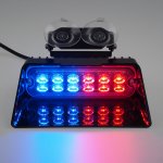 Predator LED vnitřní, 12x LED 3W, 12 - 24V, červeno-modrý, ECE R10, brW012RB – Hledejceny.cz