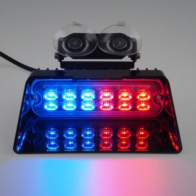 Predator LED vnitřní, 12x LED 3W, 12 - 24V, červeno-modrý, ECE R10, brW012RB – Hledejceny.cz