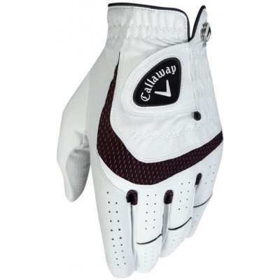 Callaway SynTech Womens Golf Glove Bílá Pravá M – Zboží Mobilmania