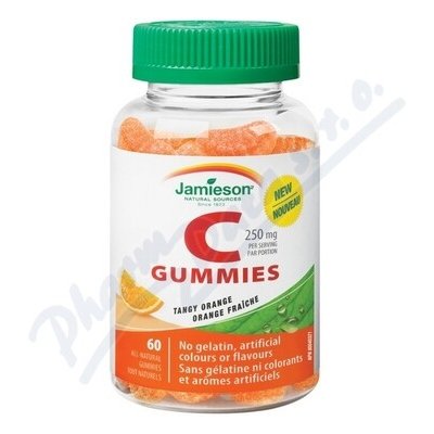 Jamieson Vitam.C Gummies pomer.past. 60 ks – Hledejceny.cz