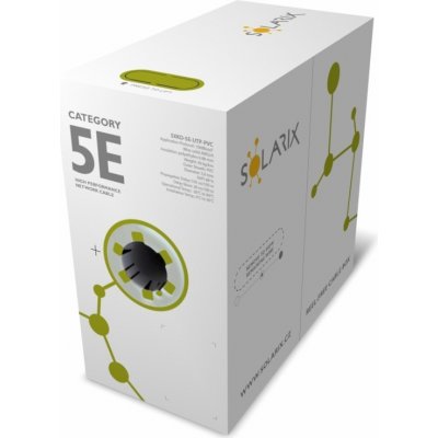 Solarix SXKD-5E-UTP-PVC CAT5E, UTP, PVC, 500m – Zboží Mobilmania