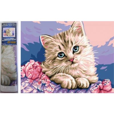 Norimpex Diamantové malování Kočičí oči 30 x 40 cm – Hledejceny.cz