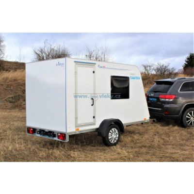 TOMPLAN Přívěs skříňový TFS 320S.00 320x150x150 750kg okna+dveře zadní plná stěna | Zboží Auto
