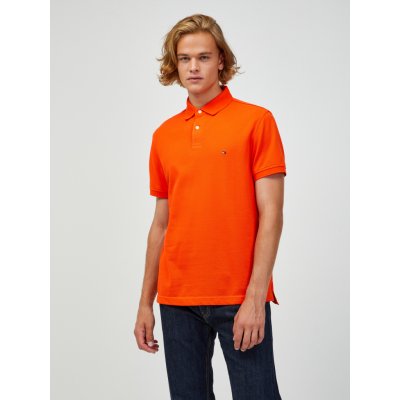 Tommy Hilfiger polo triko oranžová – Zbozi.Blesk.cz