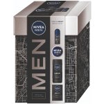 Nivea Men Sensitive toolbox gel na holení 200 ml + voda po holení 100 ml + roll-on 50 ml + sprchový gel 250 ml + krém 50 ml dárková sada – Sleviste.cz