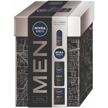 Nivea Men Sensitive toolbox gel na holení 200 ml + voda po holení 100 ml + roll-on 50 ml + sprchový gel 250 ml + krém 50 ml dárková sada