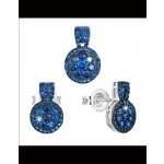 Pavona sada šperků se zirkonem náušnice a přívěsek modré kulaté 19024.3 – Zboží Dáma