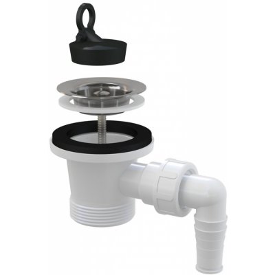 Výpusť umyvadlová Alcadrain A31P 6/4" s nerezovou mřížkou ø 63 mm a přípojkou – Hledejceny.cz