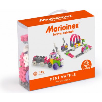 Marioinex MINI WAFLE 140 ks Konstruktér dívky – Zbozi.Blesk.cz