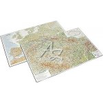 stolní psací podložka 670x440mm-MAPA ČR+EVROPA – Sleviste.cz