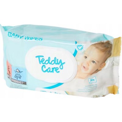 TEDDY CARE Přírodní Vlhčené ubrousky SENSITIVE s extraktem Aloe vera 90 ks – Hledejceny.cz